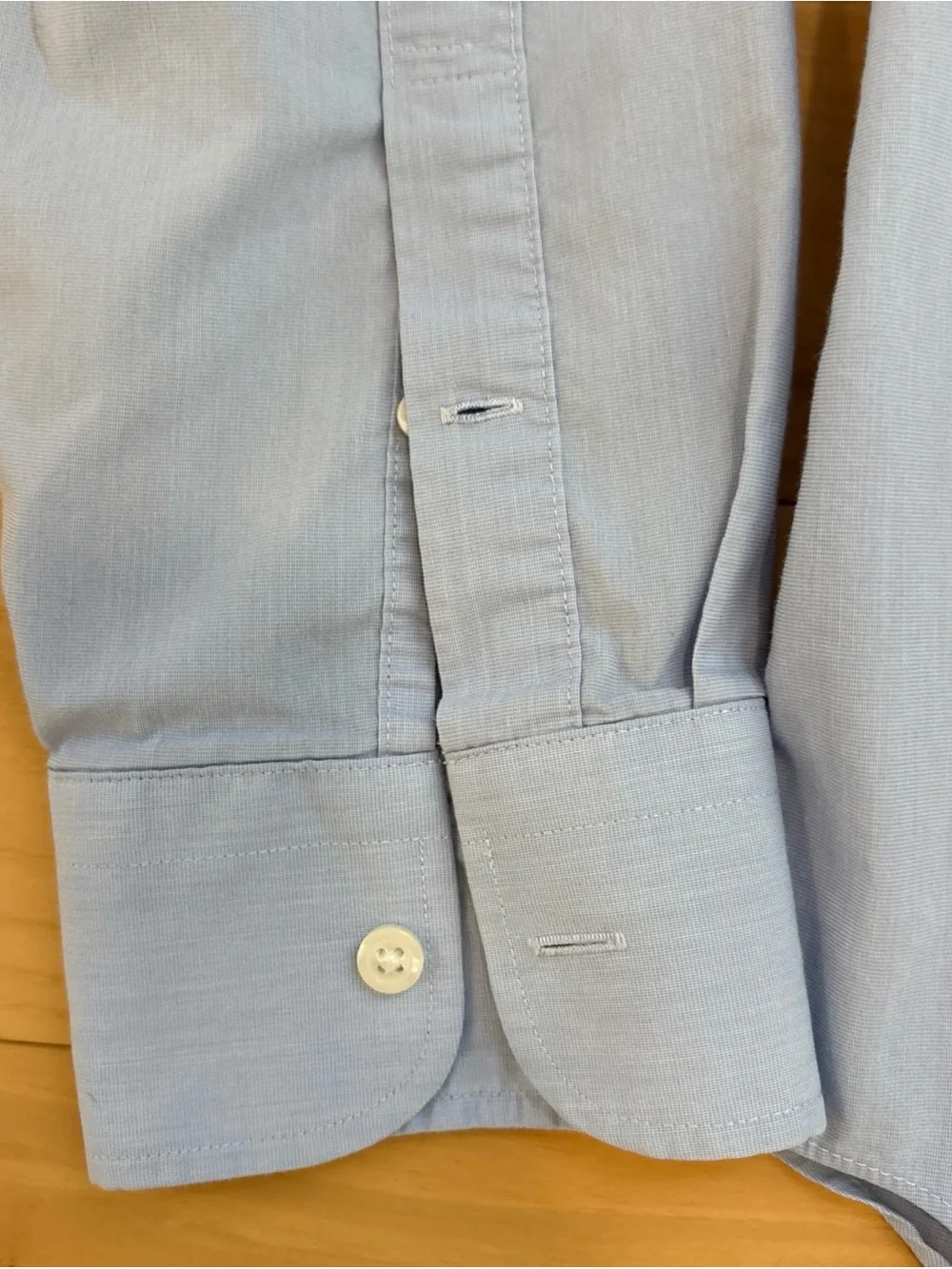 J. Crew Performance Men's Slim Light Blue Button-Down Shirt Size Large